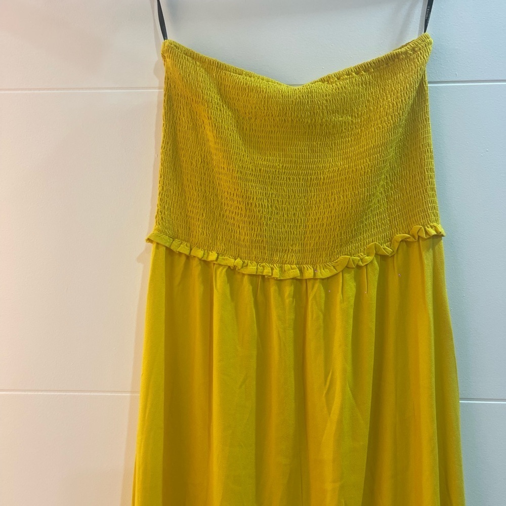 Forever 21 Mustard Textured Dress - Picture 3 of 3